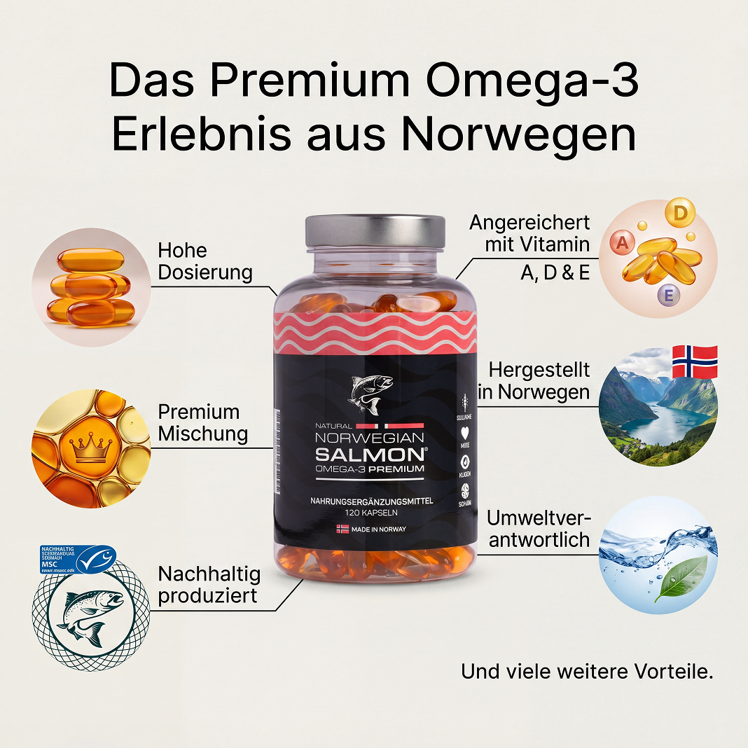 Hauptmerkmale unseres Omega 3