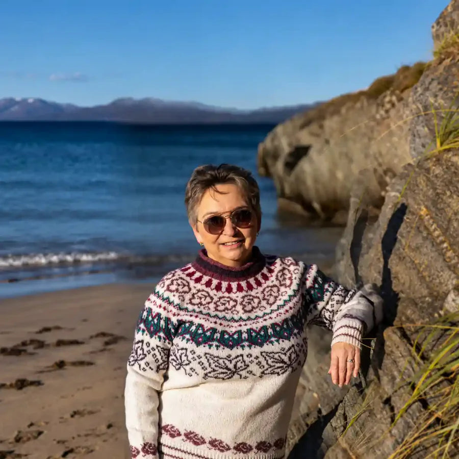 Sølvi am Meer